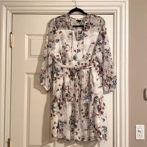 Torrid Ivory Floral Springtime Dress